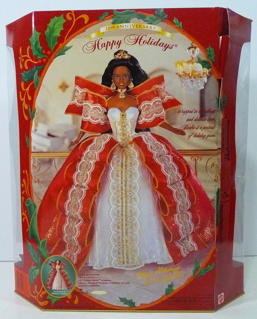 black holiday barbie value