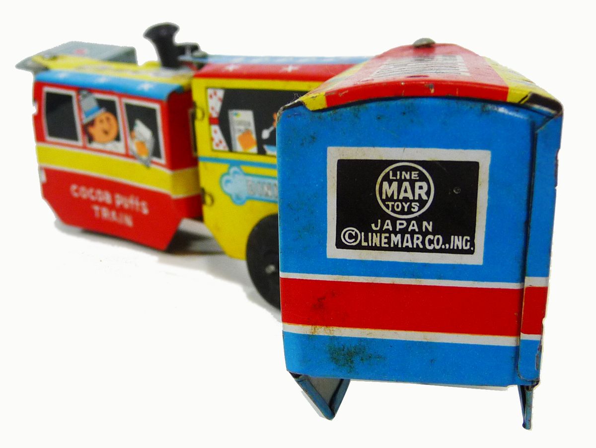 Vintage COCOA PUFFS CRAZY TRAIN (1960's) Cereal Premium General Mills