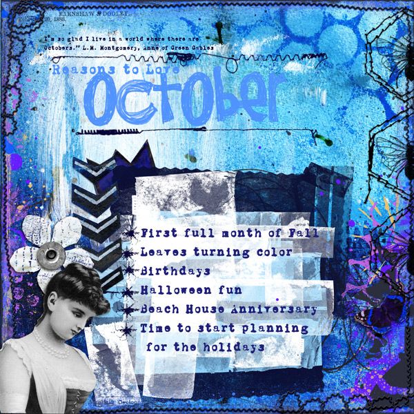 Credits: Moody Blues papers & elements - Michelle Godin Lefty Lucy alpha - CD Muckosky Mended Hex - Amy Martin It's Not About You borders - Little Butterly Wings The Quirky Queen font - Heather Joyce