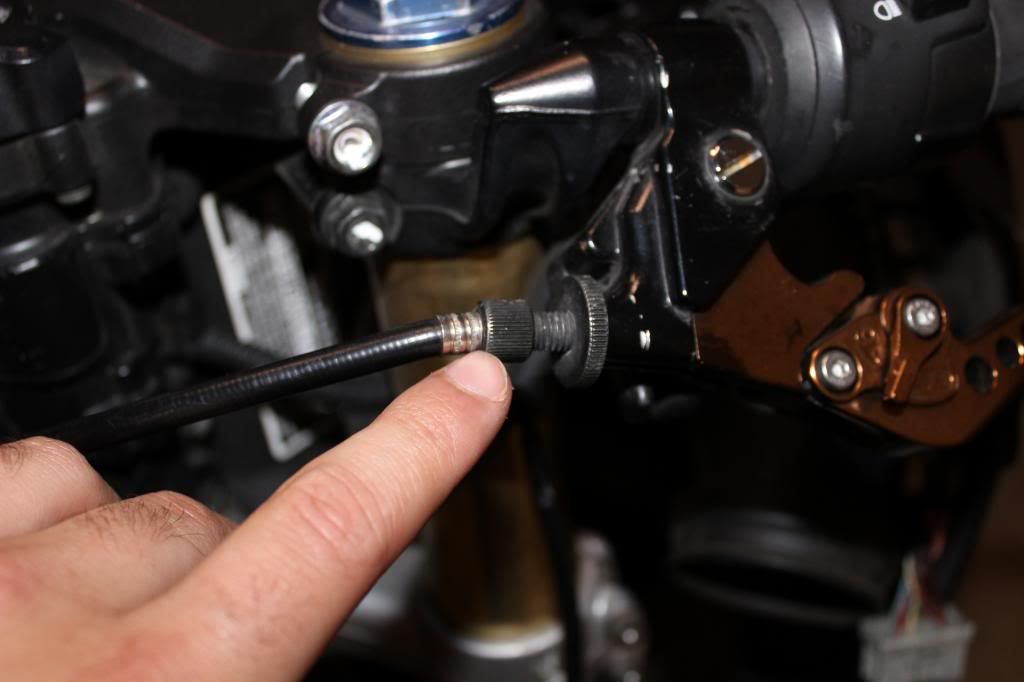 clutch cable...lots of slack all of a sudden Honda CBR 600RR Forum