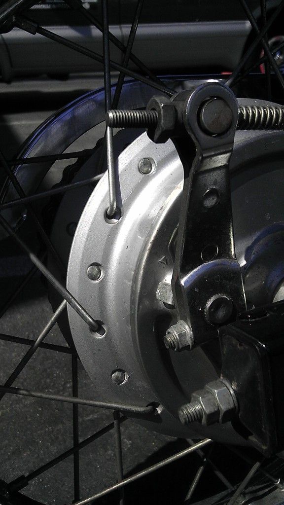 Rear Brake Stopped Working Marks?!? (Picture) Honda Rebel 250 & 450 Forum