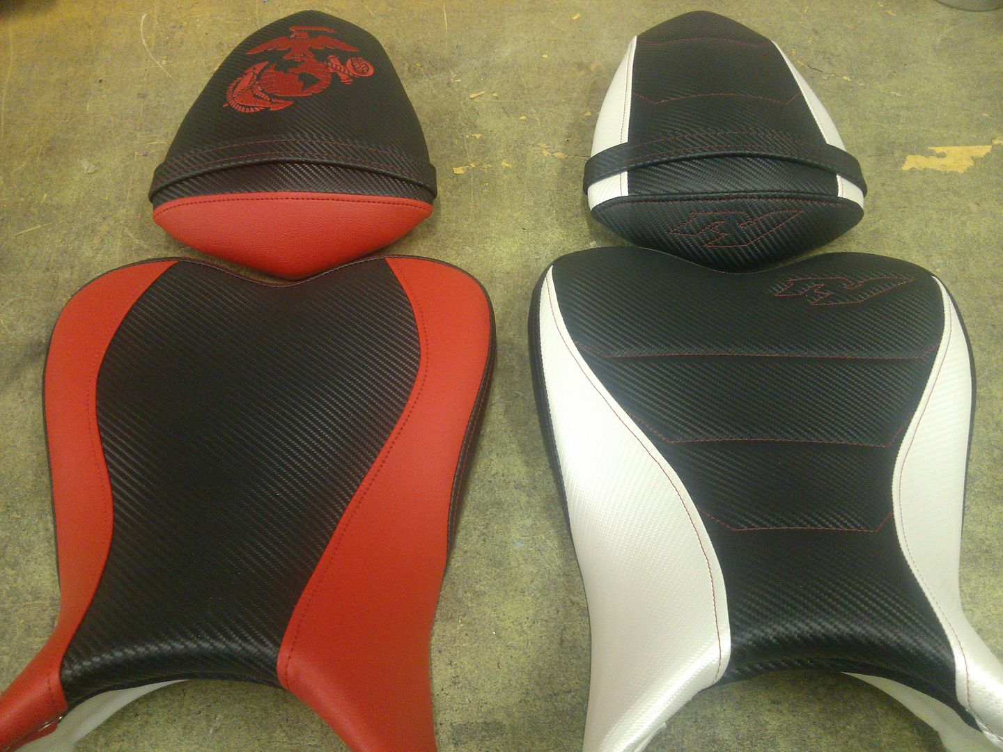 custom gel seats for motorcycles