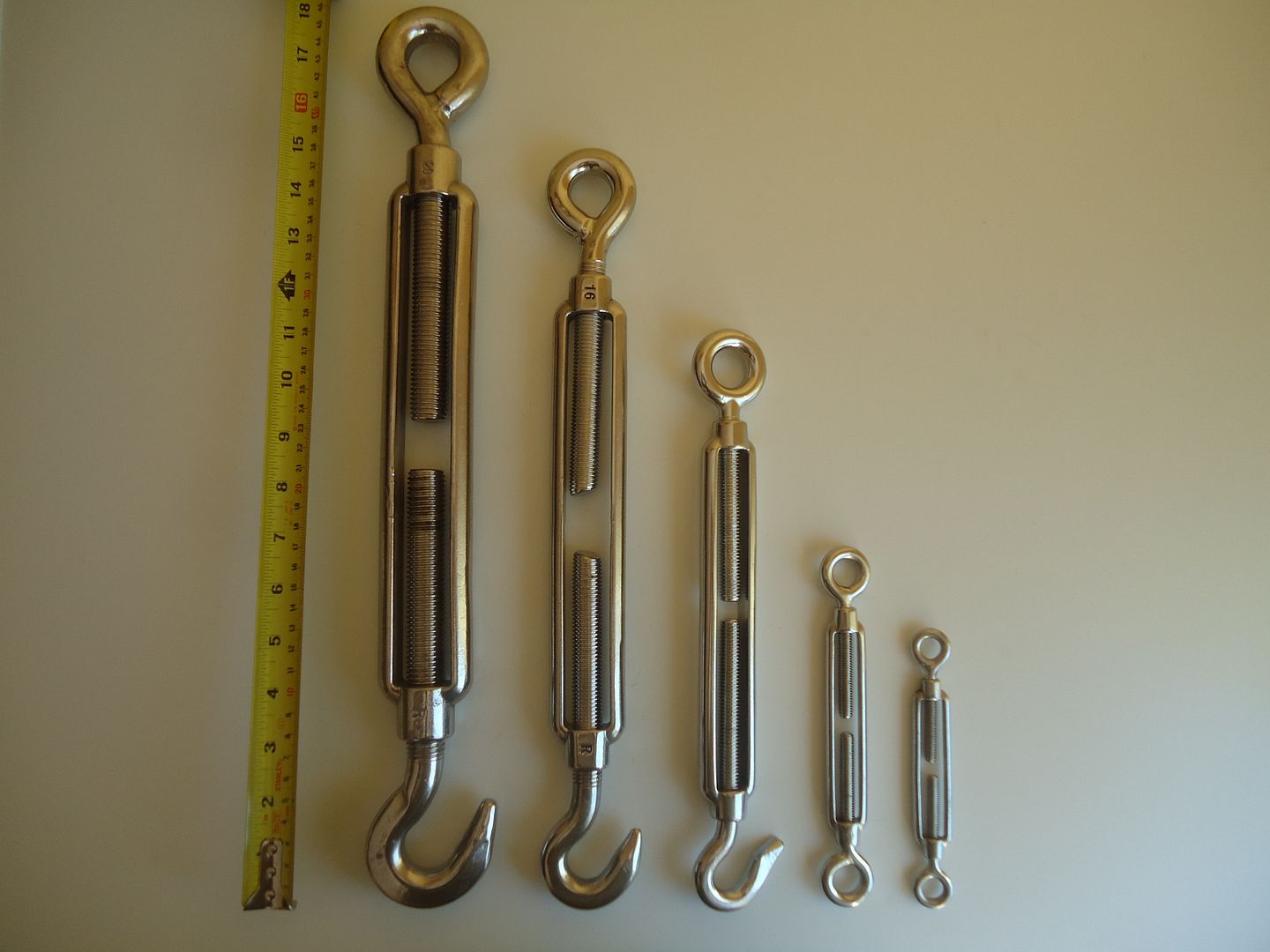 Live Steam Stainless Steel Turnbuckle Rigging Screw Cable Chain