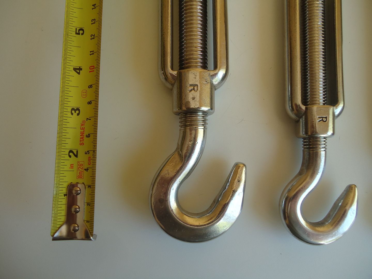 Live Steam Stainless Steel Turnbuckle Rigging Screw Cable Chain Tensioner