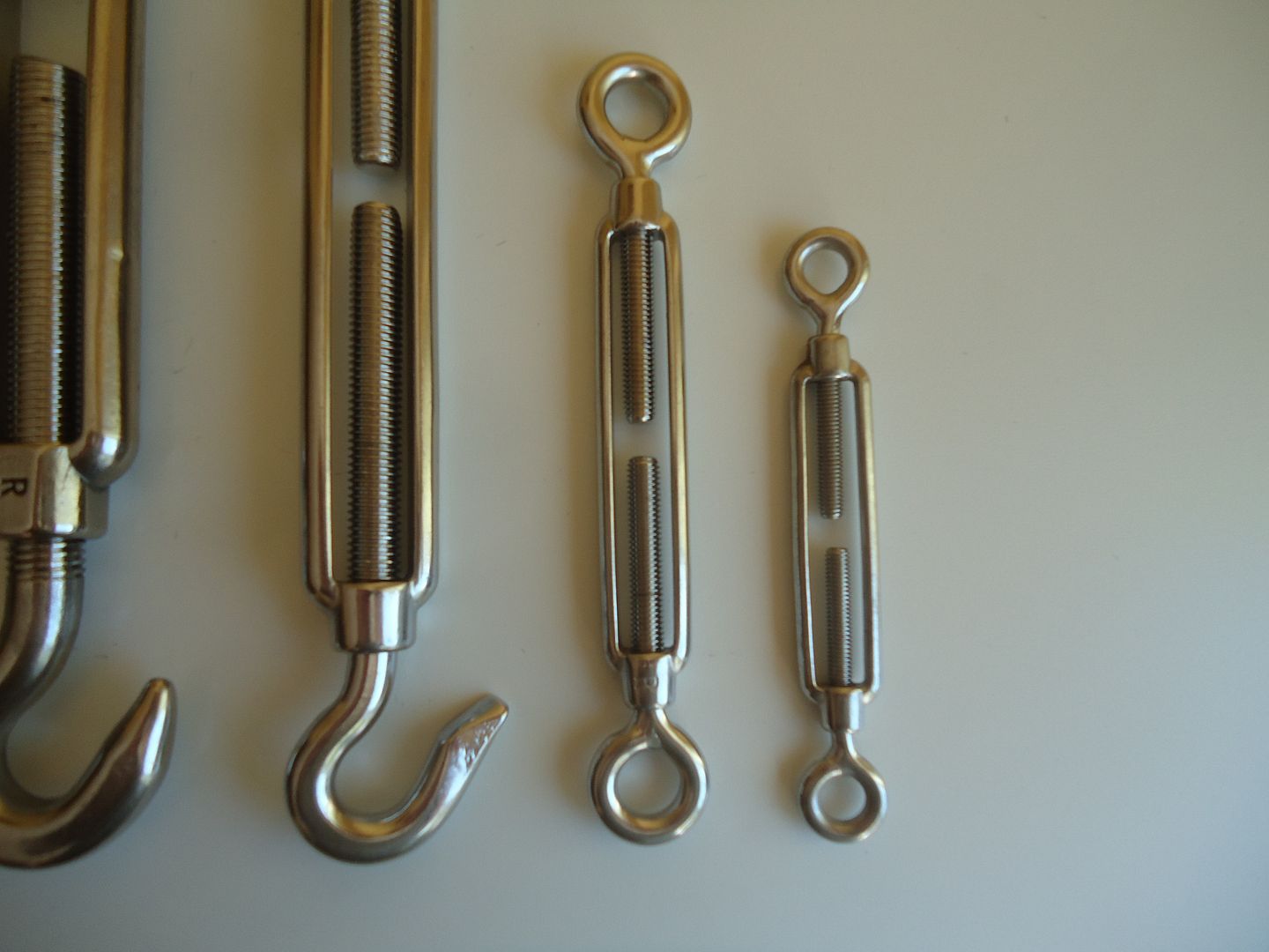 Live Steam Stainless Steel Turnbuckle Rigging Screw Cable Chain Tensioner