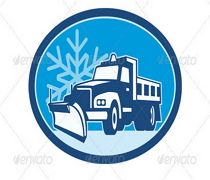 GraphicRiver Snow Plow Truck Retro GraphicRiver Snow Plow Truck Retro
