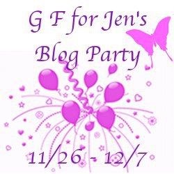 Gluten Free for Jen Blog Anniversary Giveaway. Free Blogger sign up event