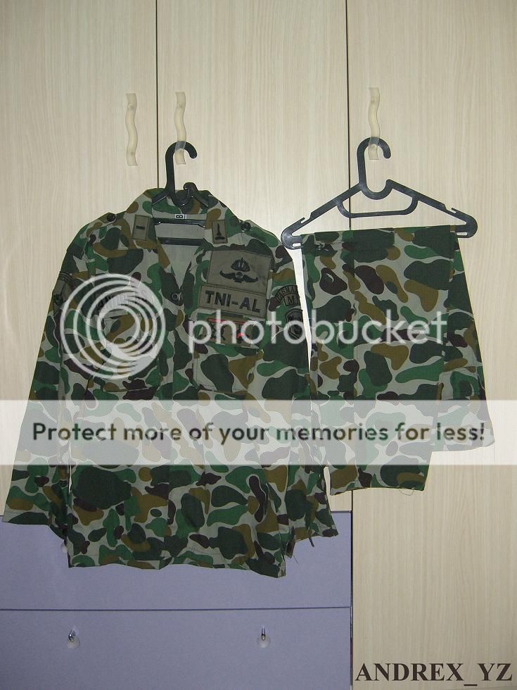 Complete sets of Indonesian Military and Police Camouflage Patterns ...